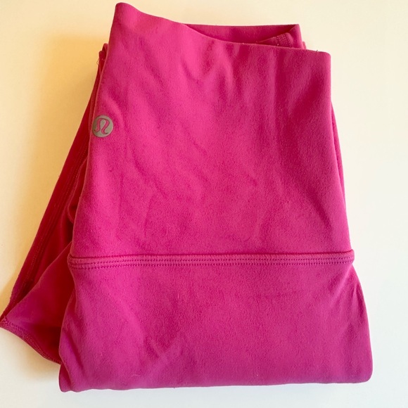 Size 4 Hot Pink Lululemon Leggings - Picture 2 of 4